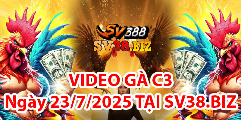 VIDEO GÀ C3 Ngày 23/7/2025 TẠI SV38.BIZ