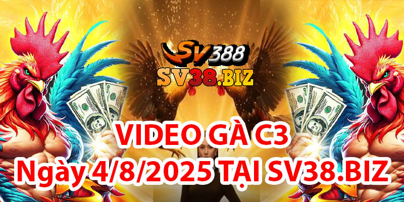 VIDEO GÀ C3 Ngày 4/8/2025 TẠI SV38.BIZ